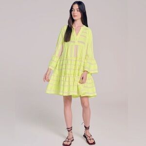 Neon Yellow Devotion Twins Dress - Size XS